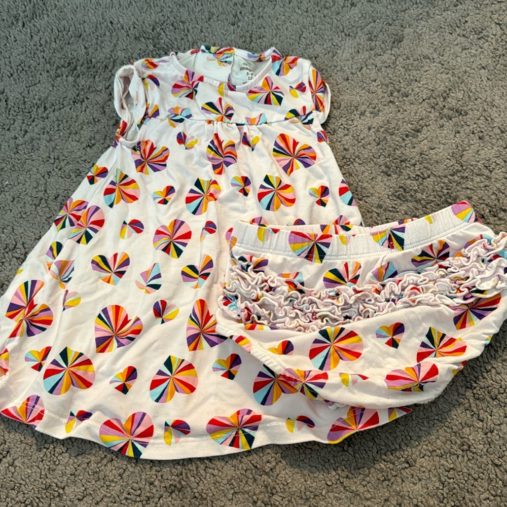 Magnetic Me 3-6 month dress and matching bottoms.